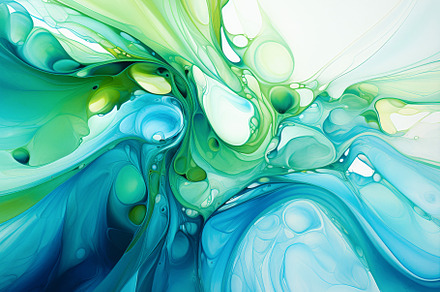 Aquatic Dreamscape ai, an Abstract Photo by Ocean Digital Art