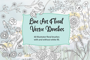 Floral Brushes For Illustrator