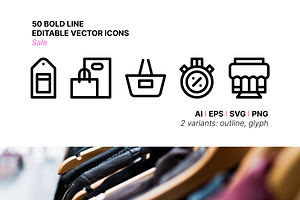 50 Sale Icons