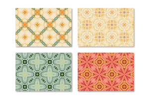 PIEZZA Geometric Seamless Patterns.