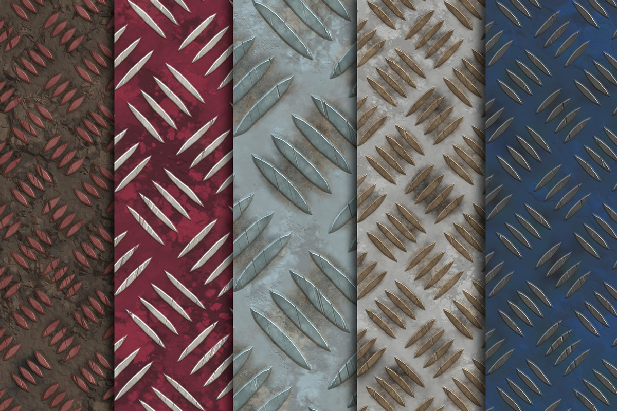 Diamond plate textures 3, a Texture Graphic by dotstudio (Photo 3 of 9)