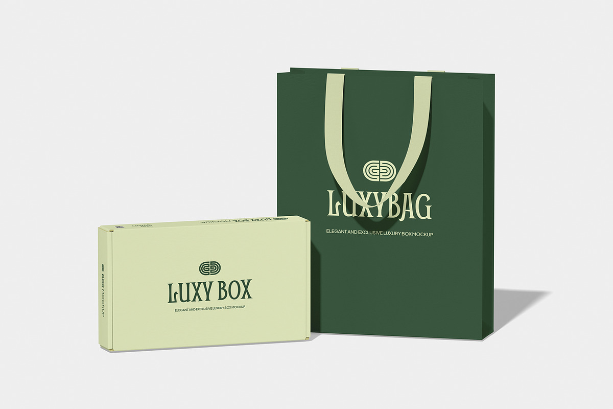 Luxury Box Mockup, a Packaging Mockup by Unerispace (Photo 5 of 5)