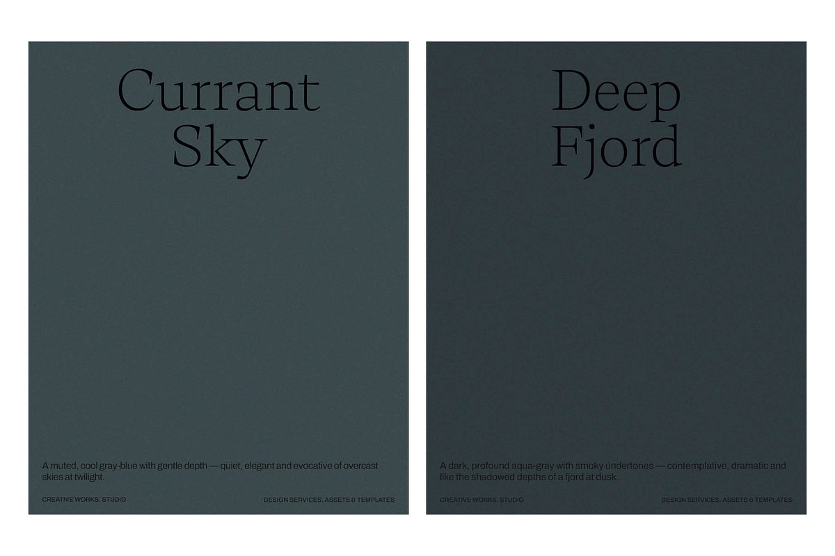 6 Aqua Grey Grain Backgrounds, a Texture Graphic by CREATIVE WORKS. (Photo 4 of 5)