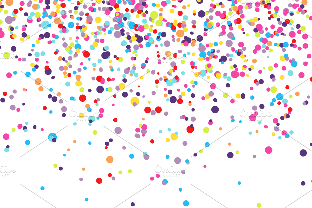 Confetti, a Pattern Graphic by chewkotski (Photo 4 of 6)