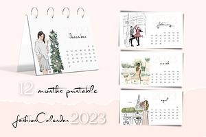 2023 Fashion Illustration Calendar