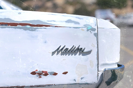Rear hood of Chevrolet Malibu car