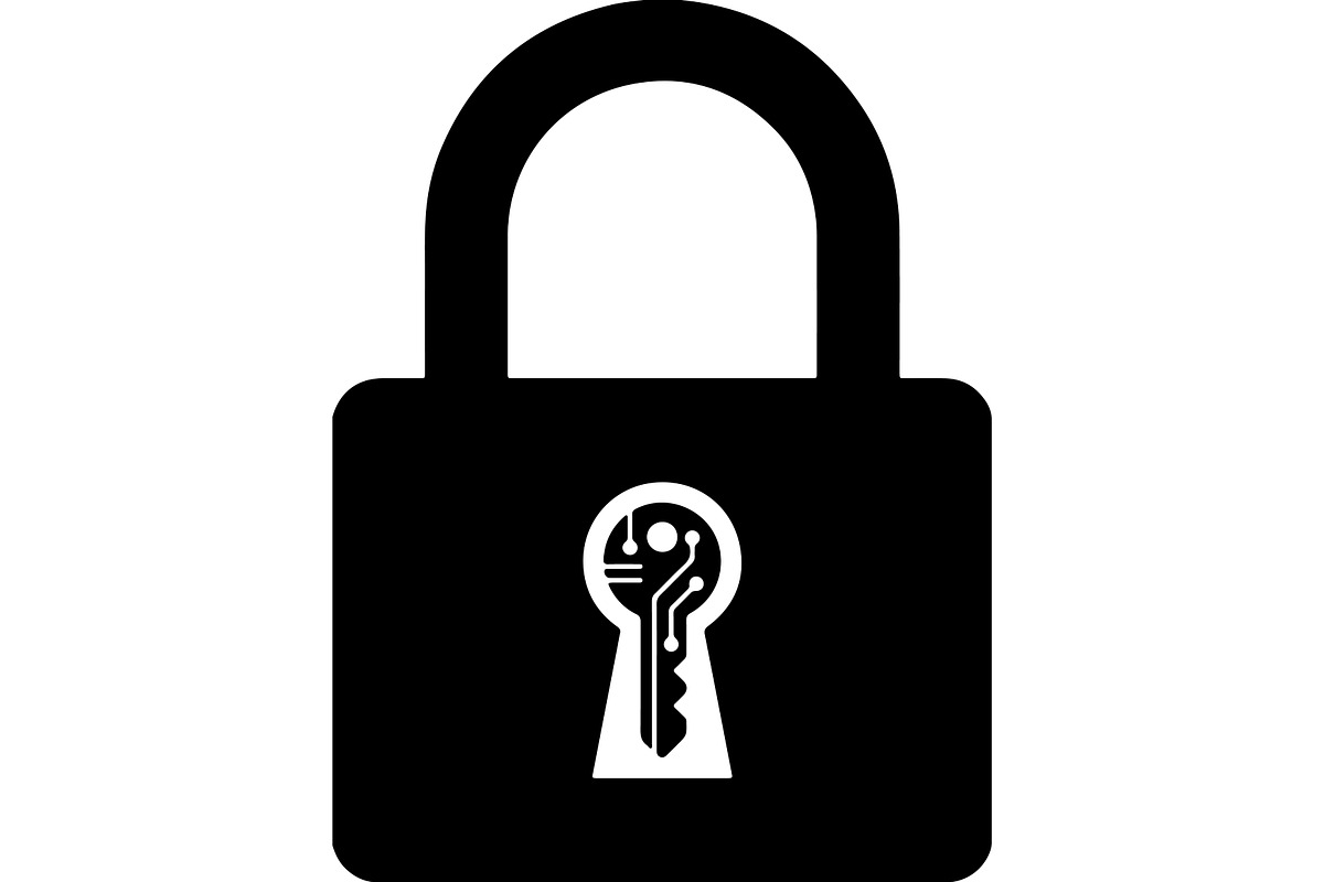 Padlock and Security Keyhole, a Technology Illustration by balal (Photo 10 of 13)