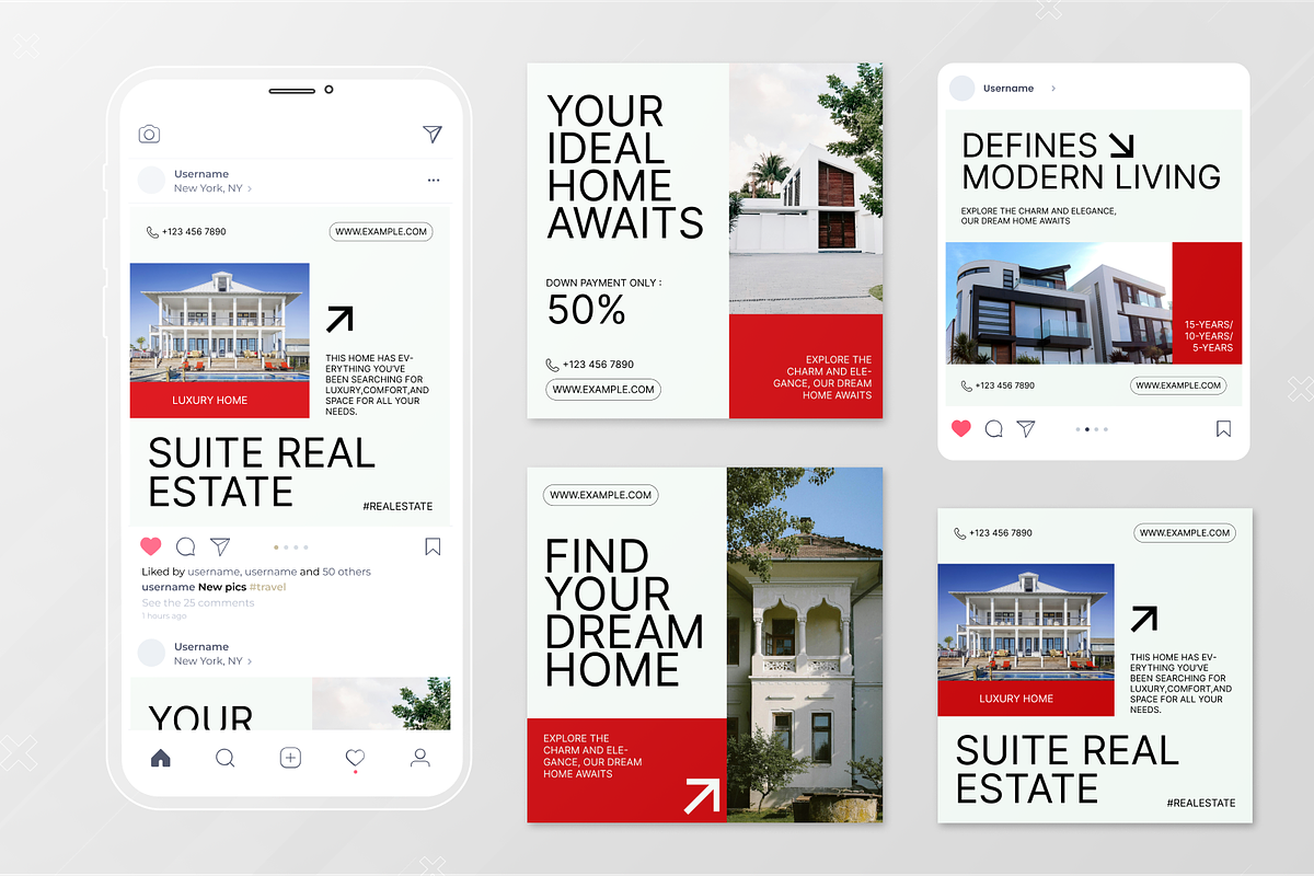 Real Estate Instagram Post, a Social Media Template by Annora Studio (Photo 3 of 3)