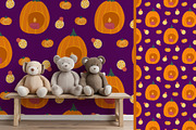 Halloween light clipart & patterns, a Seasonal Illustration by Carpet Tapete Pretzel (Thumbnail 7 of 14)