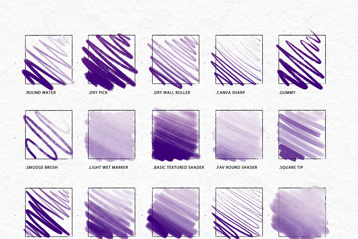 Painterly Procreate Brush Bundle, a Brush Add-On by Nuclear Brushes (Photo 8 of 10)