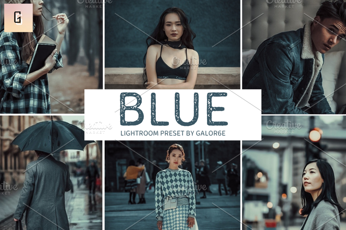 Lightroom Preset BLUE by GALOR6E, a Layer Style Add-On by GALOR6E PRESETS (Photo 1 of 2)