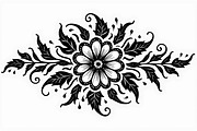 Black Mandala Art Pattern, an Illustration by musafir_fashion (Thumbnail 8 of 9)