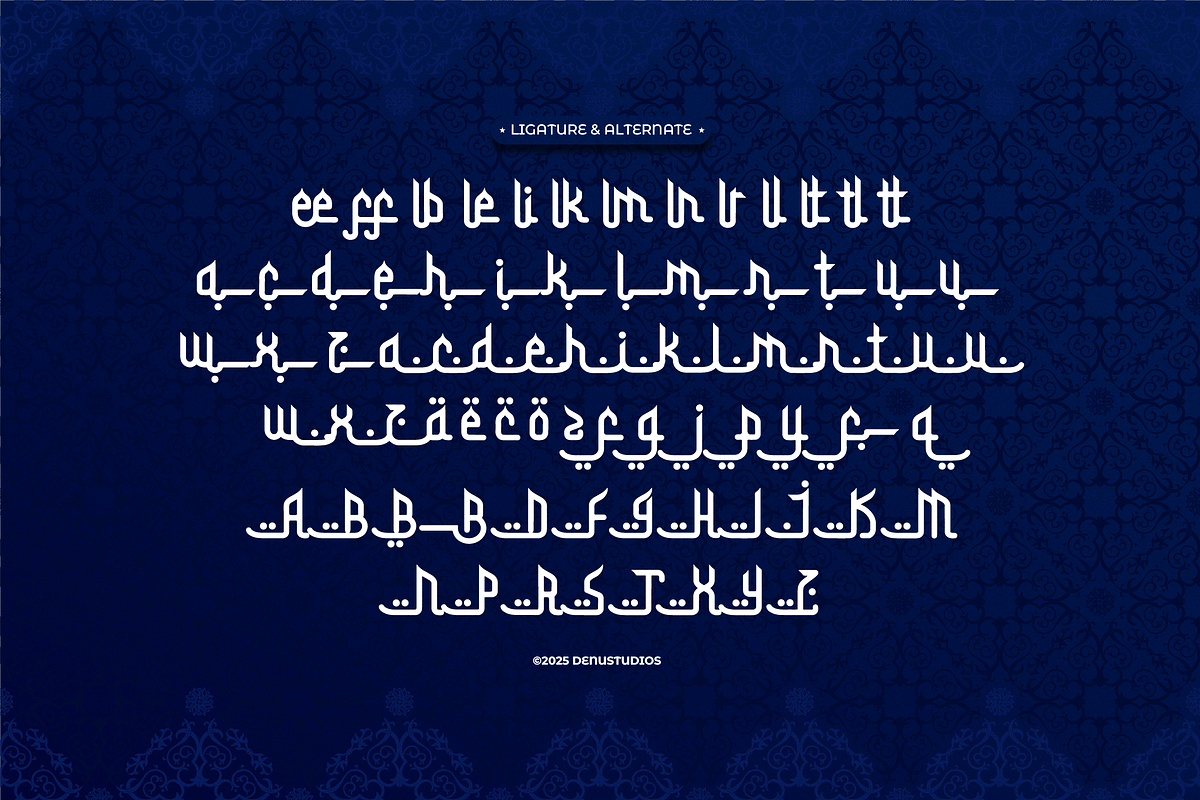 Firqatun Najah | Islamic Style Font, a Font by Denustudios (Photo 12 of 12)
