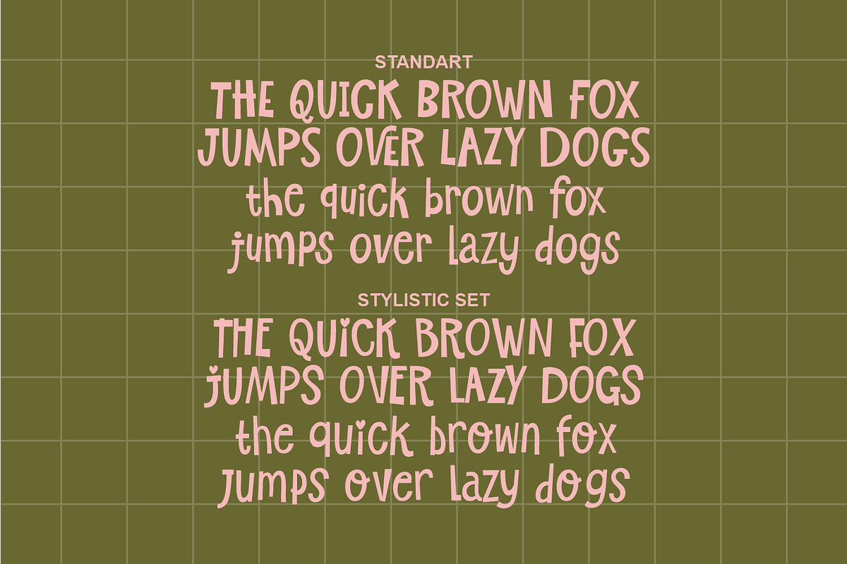 Natural Imperfect Whimsical Display, a Sans Serif Font by Typetemp Studio (Photo 13 of 14)