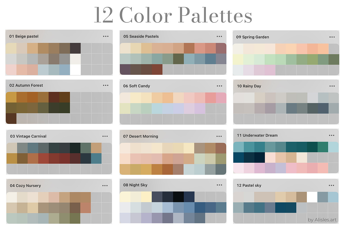 Watercolor Brushes for Procreate, a Brush Add-On by Alisles (Photo 9 of 12)