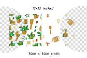 Kids Crayon Eco Lifestyle Seamless, a Pattern Graphic by Lucyinyourheart (Thumbnail 2 of 10)