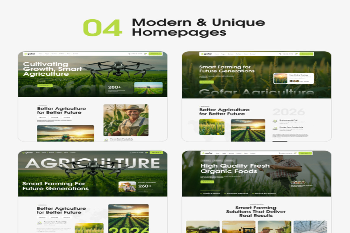 Gofar – Agriculture & Organic Farms, a WordPress Template by Opal Wordpress Theme (Photo 3 of 10)