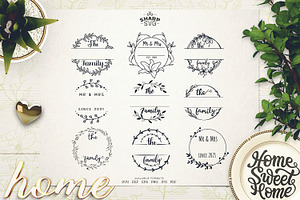 Family Name Sign SVG - Family Sign, a Decorative Illustration by SharpMarketplace