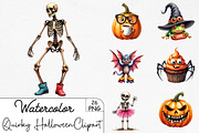 Quirky Halloween Sublimation Clipart, an Illustration by CrexoraLab (Thumbnail 1 of 5)