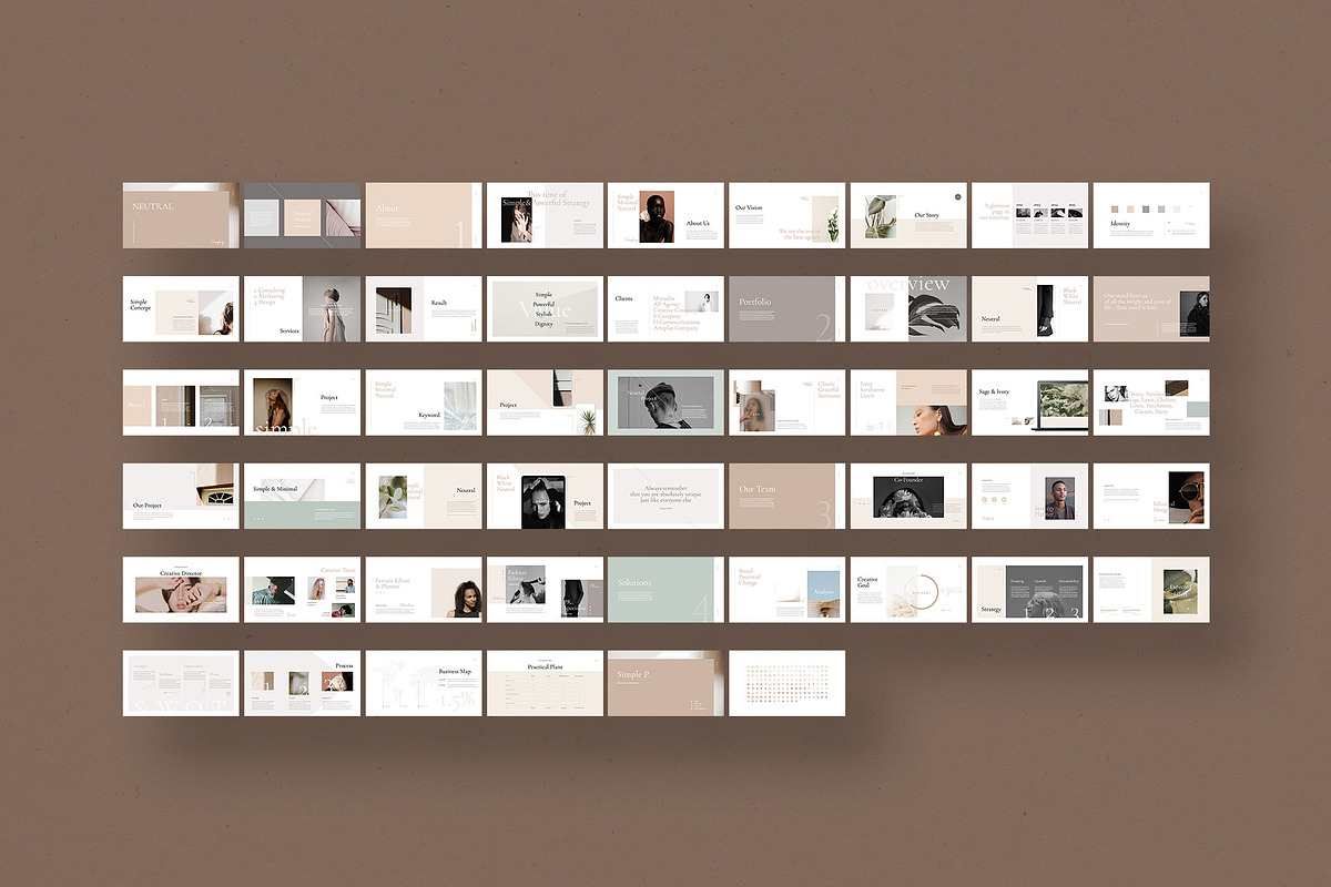 Neutral Keynote Template, a Presentation Template by Simple P. (Photo 8 of 9)
