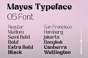 Mayes - Variable Font, a Serif Font by sabrcreative (Thumbnail 3 of 13)