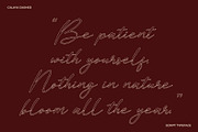 Calaya Dashed, a Script Font by Craft Supply Co. (Thumbnail 2 of 8)