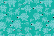 Funny sea. Set of semless patterns., a Pattern Graphic by tamara.comotomka (Thumbnail 4 of 4)