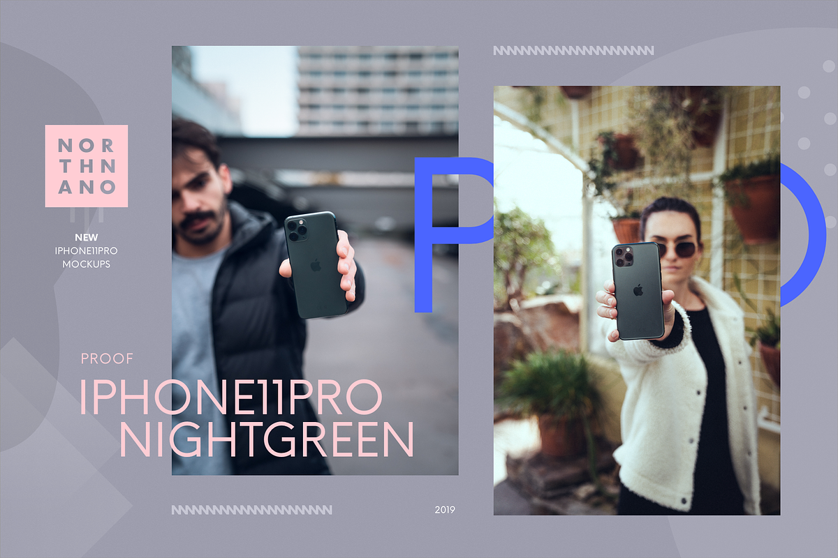 iPhone 11 Pro PSD/SKETCH Mockups, an iPhone Mockup by North&Nano (Photo 6 of 9)