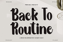 Back to Routine