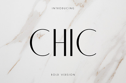 Chic Font Bold Version