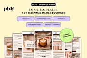 Mailchimp Email Sequence Templates, an Email Template by The Pixel Palace (Thumbnail 1 of 8)