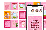 Fall Bookstagram Social Media Kit, a Social Media Template by Little Creative Scribbles (Thumbnail 5 of 9)