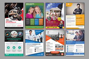 100 Best Business Flyers Bundle