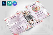 Funeral Program Bifold Brochure, a Brochure Template by Psd Templates (Thumbnail 1 of 3)