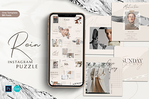 Instagram Puzzle Rein - PS & Canva