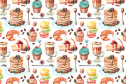 Coffee and sweets, an Illustration by Steshnikova (Thumbnail 5 of 6)