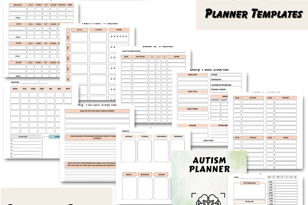Autism Worksheets Printable, a Stationery Template by Local Marketing Templates (Photo 8 of 11)