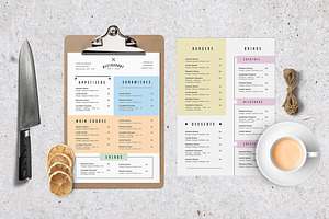 Restaurant Food Menu, a Flyer Template by Creativestoree