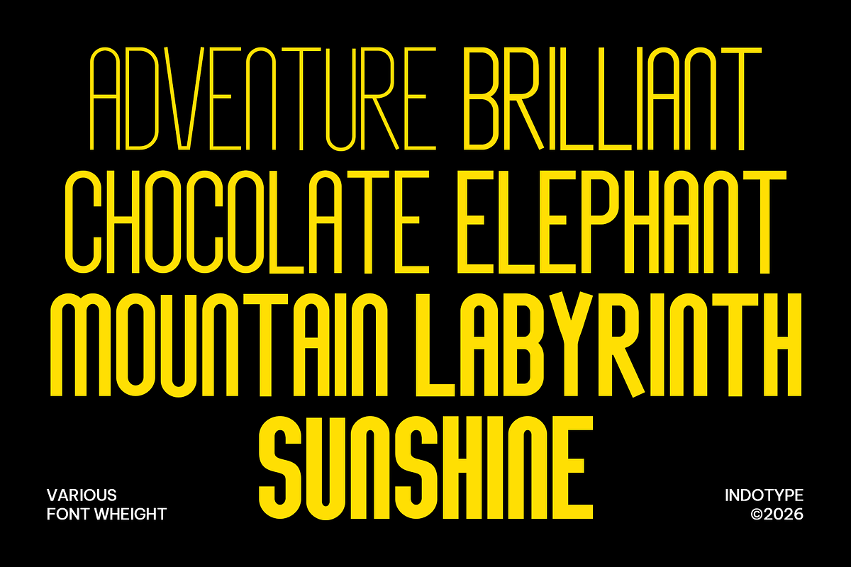 Sanqorh - Condensed Typeface Family, a Sans Serif Font by Indotype Foundry (Photo 2 of 10)