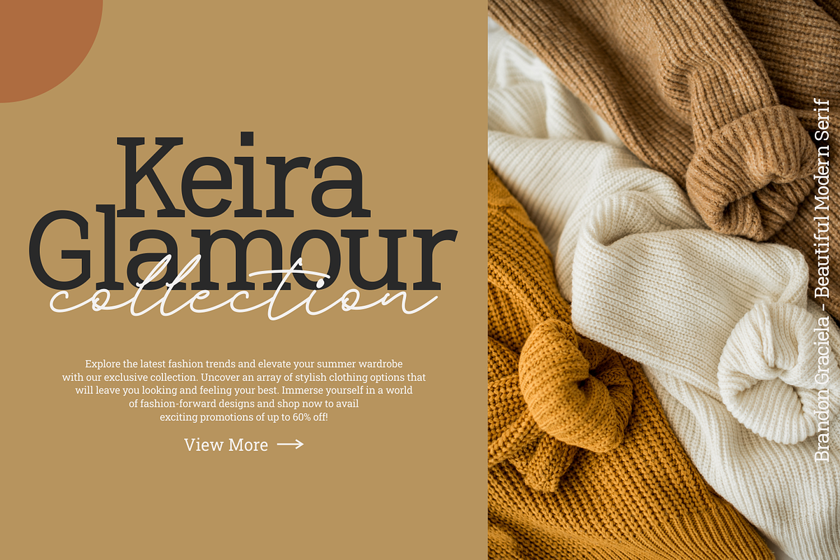 Brandon Graciela, a Serif Font by Creative Keelik (Photo 2 of 17)