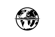 World Map Globe Vector Icon Bundle, an Illustration by Designs_River (Thumbnail 24 of 51)