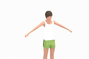 Low Poly Woman Exercise RIG, a Characters & Person 3D Model by Daniel Mikulik (Thumbnail 5 of 14)