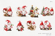 Christmas Graphics, gnomes, snakes, a Seasonal Illustration by ollalya (Thumbnail 3 of 12)