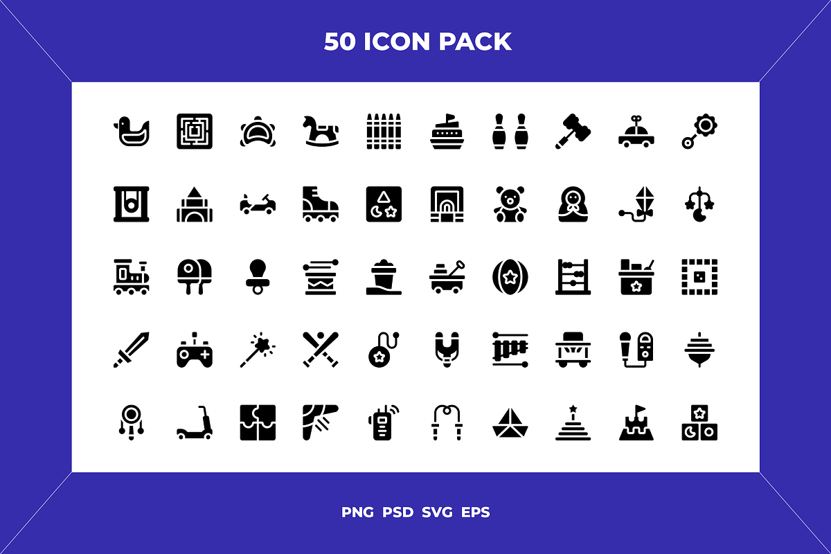 Toys icons, an Outline Icon by Wencory