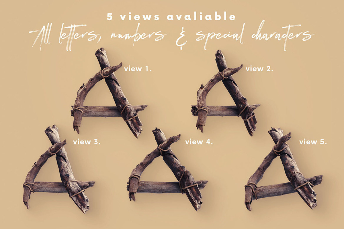 Wild Forest - 3D Lettering, an Object Graphic by MIIM (Photo 3 of 7)