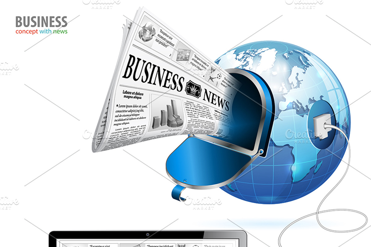 Internet Technologies, Social Media, a Finance Illustration by TAlex (Photo 3 of 7)