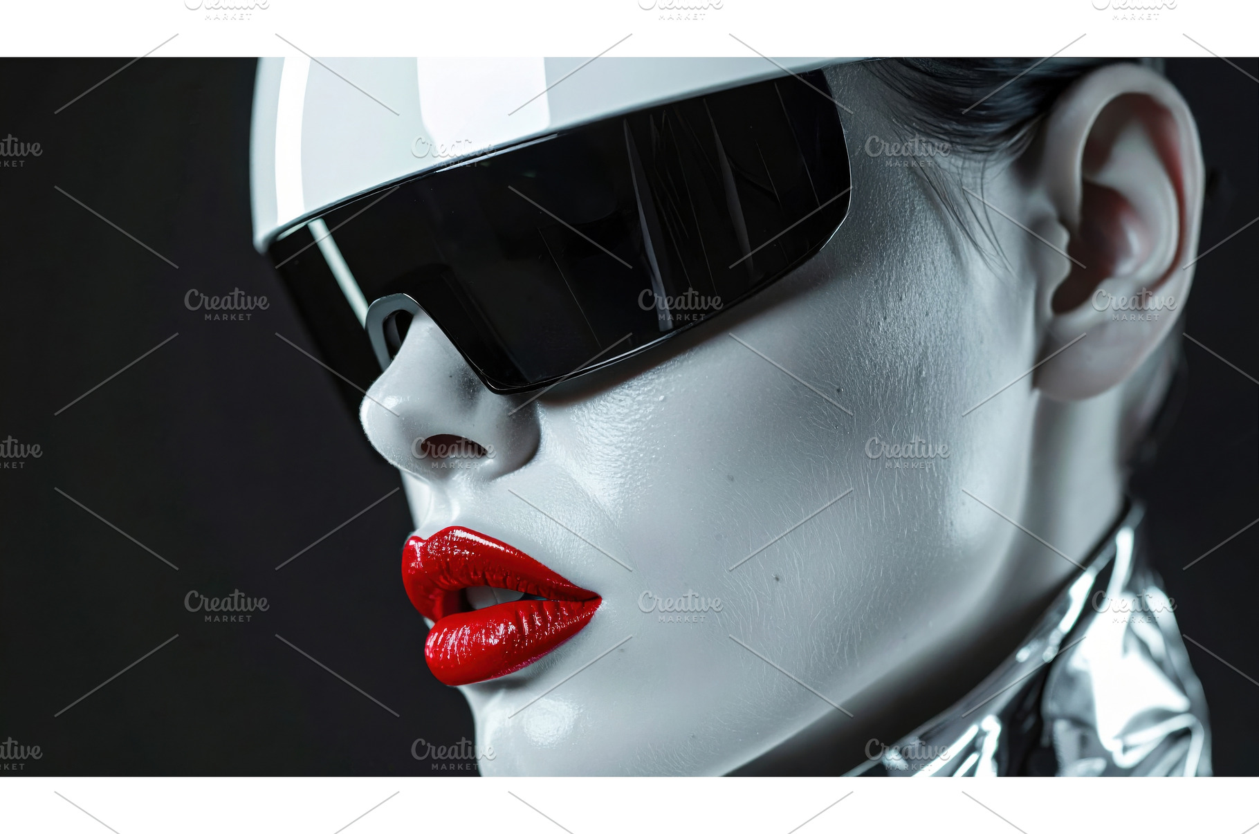 A futuristic woman with metallic, a Beauty & Fashion Photo by Igor Tichonow