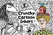 Crunchy Cartoon Inkers Brushes, a Brush Add-On by Heather Green Designs (Thumbnail 2 of 10)
