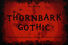 Talonfiend Gothic Horror displayFont