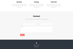 Razor - One Page HTML Template